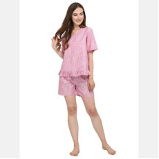 Mesmora Womens Cotton  Short Night Suits